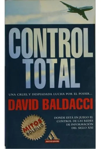 Libro usado en venta: Control total de David Baldacci; editorial Grijalbo Mondadori impreso en 1997 realizamos envios a todo el mundo.1