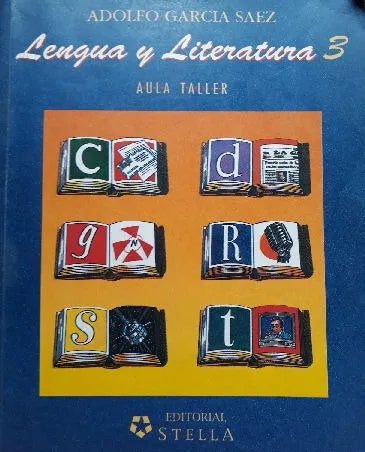 Libro usado en venta: Lengua y literatura 3 de Adolfo Garcia Saez; editorial Stella impreso en 1995 realizamos envios a todo el mundo.1