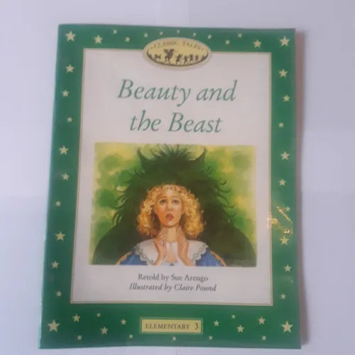 Libro usado en venta: Beauty and the Beast - Elementary 3 de Sue Arengo; editorial Oxford University Press impreso en 1995 envios a todo el mundo.1
