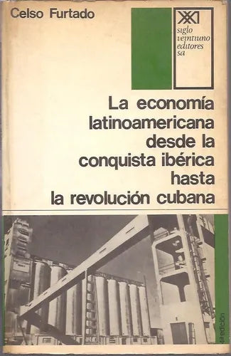 Libro usado en venta: La economia latinoamericana de Celso Furtado; editorial Siglo XXI impreso en 1973 realizamos envios a todo el mundo.1