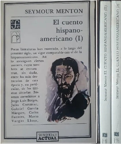Libro usado en venta: El cuento hispanoamericano (2 tomos) de Seymour Menton; editorial Fondo de Cultura Economica impreso en 1988.1