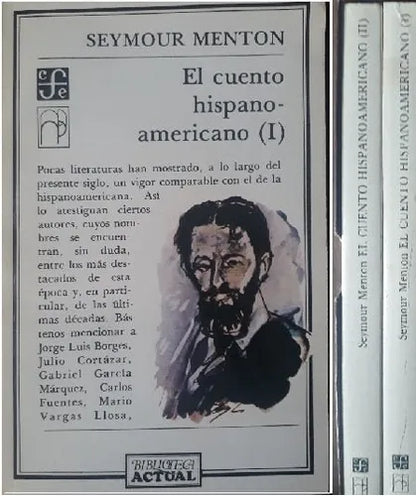 Libro usado en venta: El cuento hispanoamericano (2 tomos) de Seymour Menton; editorial Fondo de Cultura Economica impreso en 1988.1