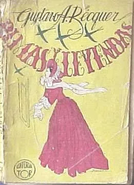 Libro usado en venta: Rimas y Leyendas de Gustavo Adolfo Becquer; editorial Tor impreso en 1965 realizamos envios a todo el mundo.1