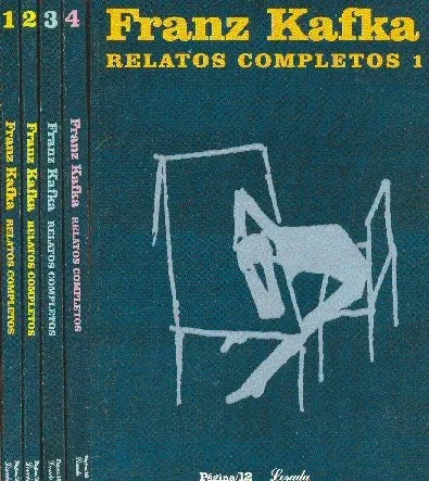 Libro usado en venta: Relatos completos (4 Tomos) de Franz Kafka; editorial Pagina 12 impreso en 2005 realizamos envios a todo el mundo.1