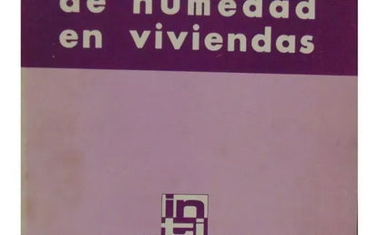 Libro usado en venta: Condensacion de humedad en viviendas de I. Lotersztain; impreso en 1970 realizamos envios a todo el mundo.1