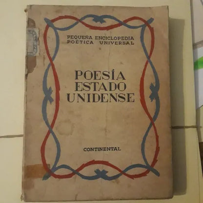 Libro usado en venta: Poesia estado unidense; editorial Continental impreso en 1944 realizamos envios a todo el mundo.1