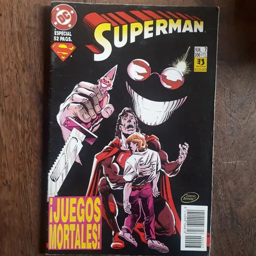 Libro usado en venta: Superman - Juegos mortales de Jurgens - Breeding; editorial DC impreso en 1993 realizamos envios a todo el mundo.1