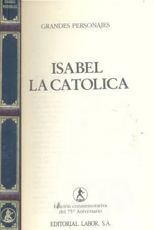 Libro usado en venta: Isabel la Catolica; editorial Labor impreso en 1992 realizamos envios a todo el mundo.1