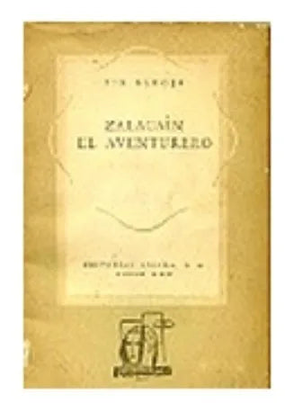 Libro usado en venta: Zalacain el aventurero de Pio Baroja; editorial Losada impreso en 1951 realizamos envios a todo el mundo.1