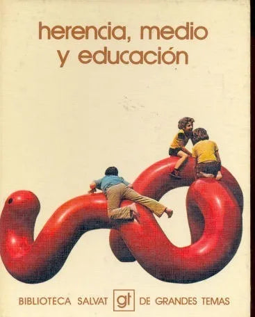 Libro usado en venta: Herencia, medio y educacion; editorial Salvat impreso en 1973 realizamos envios a todo el mundo.1