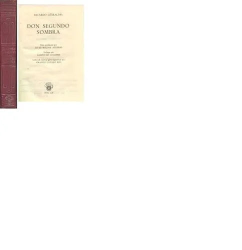 Libro usado en venta: Don segundo sombra de Ricardo Guiraldes; editorial Aguilar impreso en 1951 realizamos envios a todo el mundo.1