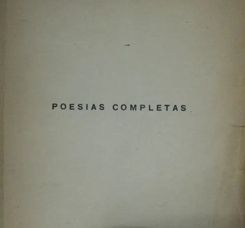 Libro usado en venta: Poes?as completas de Pedro B. Palacios; editorial Ediciones Cenit impreso en No aplica realizamos envios a todo el mundo.1