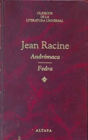 Libro usado en venta: Fedra de Jean Racine; editorial Altaya impreso en 1995 realizamos envios a todo el mundo.1
