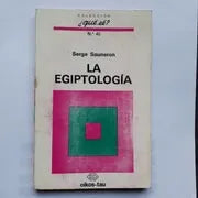 Libro usado en venta: La egiptologia de Serge Sauneron; editorial Oikos-tau impreso en 1977 realizamos envios a todo el mundo.1
