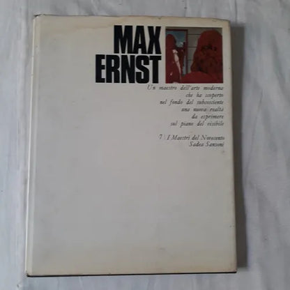 Libro usado en venta: Max Ernst - I Maestri del Novecento de Giuseppe Gatt; editorial Sadea Sansoni impreso en 1969 realizamos envios a todo el mundo.1