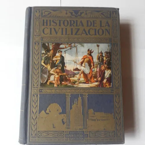 Libro usado en venta: Historia de la Civilizacion (Tomo I) de Ricardo Vera Tornell; editorial Ramon Sopena impreso en 1958 envios a todo el mundo.1