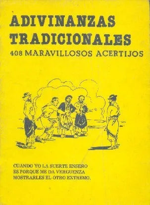 Libro usado en venta: Adivinanzas tradicionales de Casiano Suarez; editorial Selene impreso en 1986 realizamos envios a todo el mundo.1