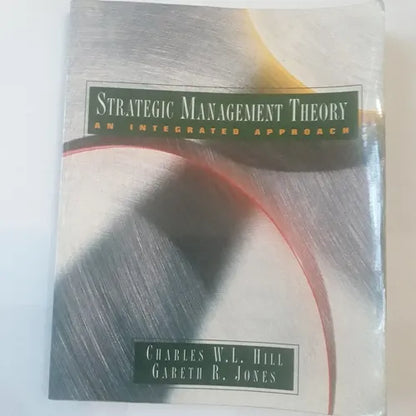 Libro usado en venta: Strategic management theory: an integrated approach de Charles Hill - Gareth R. Jones; Houghton Mifflin Company impreso en 19981.1