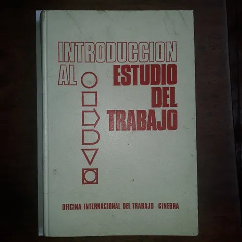 Libro usado en venta: Introduccion al estudio del trabajo; editorial Oficina internacional del trabajo Ginebra impreso en 1977 envios a todo el mundo.1