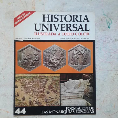 Libro usado en venta: Formacion de las monarquias europeas N?44 de Historia Universal; editorial Noguer impreso en 1974 envios a todo el mundo.1