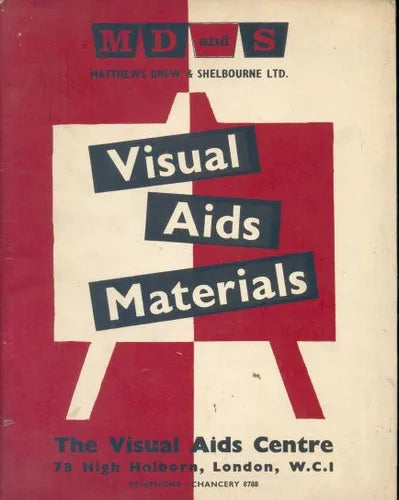 Libro usado en venta: Visual aids materials de Matthews Drew - Shelbourne; editorial Matthews Drew and Shelbourne Ltd impreso en 1960.1