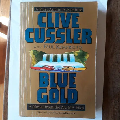 Libro usado en venta: Blue gold a novel from the numa files de Clive Cussler - Paul Kemprecos; editorial Pocket Book impreso en 2000.1