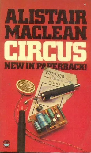 Libro usado en venta: Circus de Alistair Maclean; editorial Fontana - Collins impreso en 1976 realizamos envios a todo el mundo.1