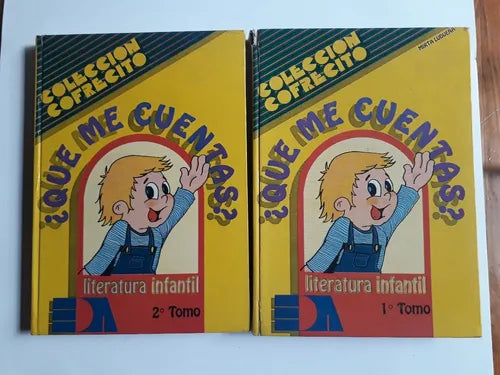 Libro usado en venta: ?Que me cuentas? (2 Tomos) de Mirta Ludueña; editorial Ediciones Docentes Argentinas impreso en 1990 envios a todo el mundo.1