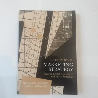 Libro usado en venta: International Marketing strategy de Michael R. Czinkota - Ilkka A. Ronkainen; editorial The Dryden Press impreso en 1994.1