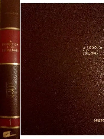 Libro usado en venta: La produccion y su estructura de Antonio Arjona Ciria; editorial Deusto impreso en 1979 realizamos envios a todo el mundo.1