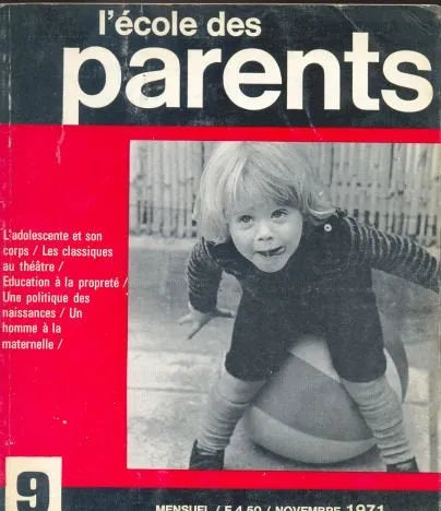 Libro usado en venta: L'ecole des parents; impreso en 1971 realizamos envios a todo el mundo.1