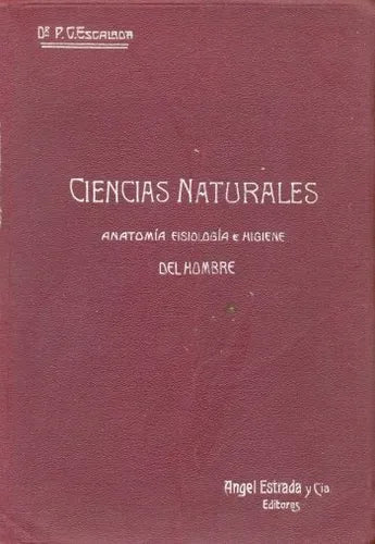 Libro usado en venta: Ciencias Naturales de P. Castro Escalada; editorial Angel Estrada impreso en 1926 realizamos envios a todo el mundo.1