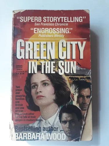 Libro usado en venta: Green city in the sun de Barbara Wood; editorial Fawcett impreso en 1989 realizamos envios a todo el mundo.1