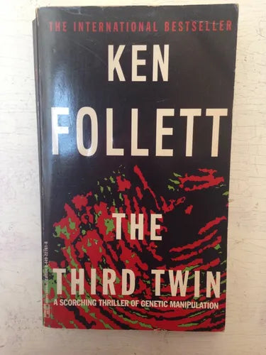 Libro usado en venta: The third twin de Ken Follett; editorial Fawcett impreso en 1997 realizamos envios a todo el mundo.1