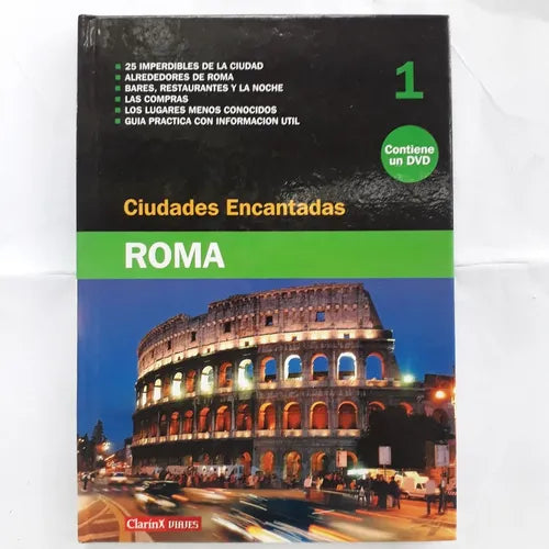Libro usado en venta: Ciudades encantadas - Roma (Contiene un DVD); editorial AGEA impreso en 2006 realizamos envios a todo el mundo.1