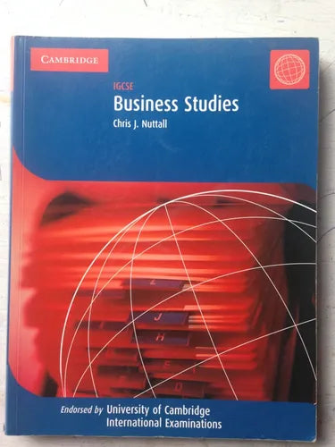 Libro usado en venta: IGSE - Business Studies de Chris J. Nuttall; editorial Cambridge University Press impreso en 2008 envios a todo el mundo.1