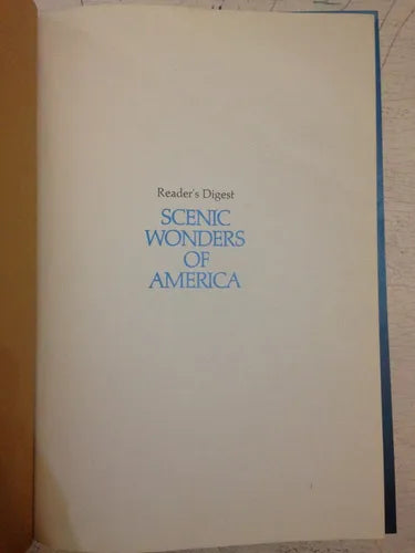 Libro usado en venta: Scenic Wonders of America (Tapa dura); editorial Reader's Digest impreso en 1980 realizamos envios a todo el mundo.1