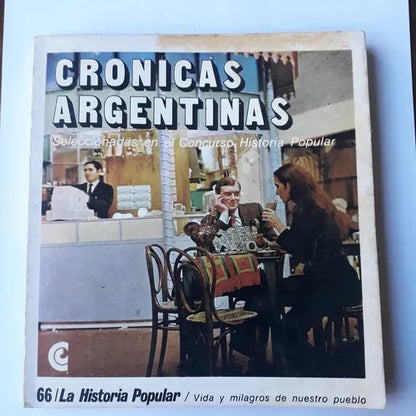 Libro usado en venta: Cronicas Argentinas; editorial Centro Editor de America Latina impreso en 1972 realizamos envios a todo el mundo.1