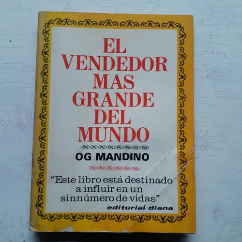 Libro usado en venta: El vendedor mas grande del mundo de Og Mandino; editorial Diana impreso en 1979 realizamos envios a todo el mundo.1