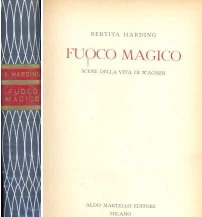 Libro usado en venta: Fuoco Magico de Bertita Harding; editorial Aldo Martello impreso en 1955 realizamos envios a todo el mundo.1
