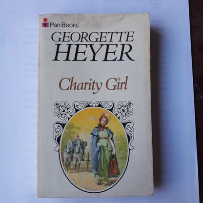 Libro usado en venta: Charity Girl de Georgette Heyer; editorial Pan Books impreso en 1972 realizamos envios a todo el mundo.1
