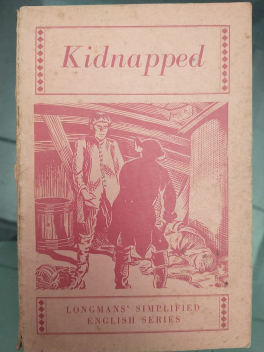 Libro usado en venta: Kidnapped de Robert Louis Stevenson; editorial Longman impreso en 1955 realizamos envios a todo el mundo.1