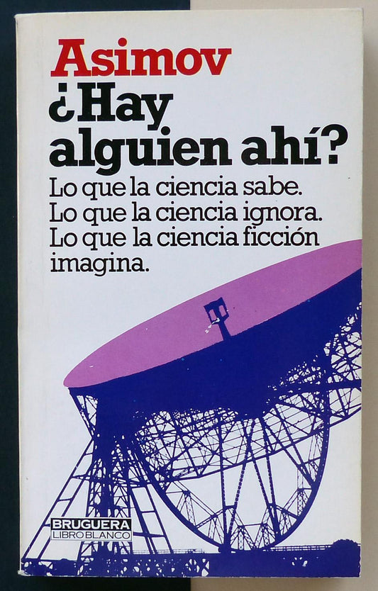 Tapa del libro Hay alguien ahi de Asimov editorial Bruguera.