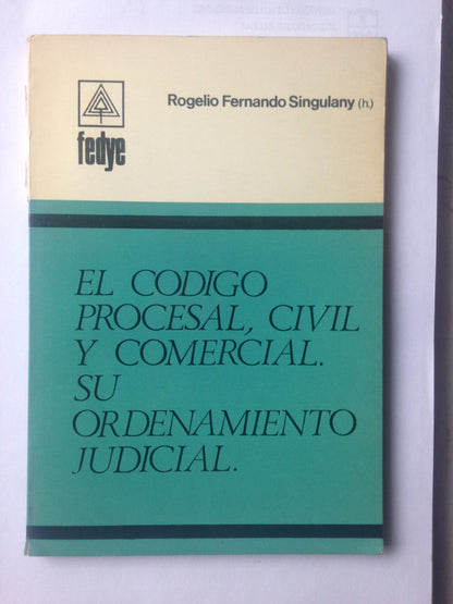 Libro usado en venta: El Codigo procesal, civil y comercial de Rogelio Fernando Singulany (H); editorial La ley impreso en 1970 envios a todo el mundo.1