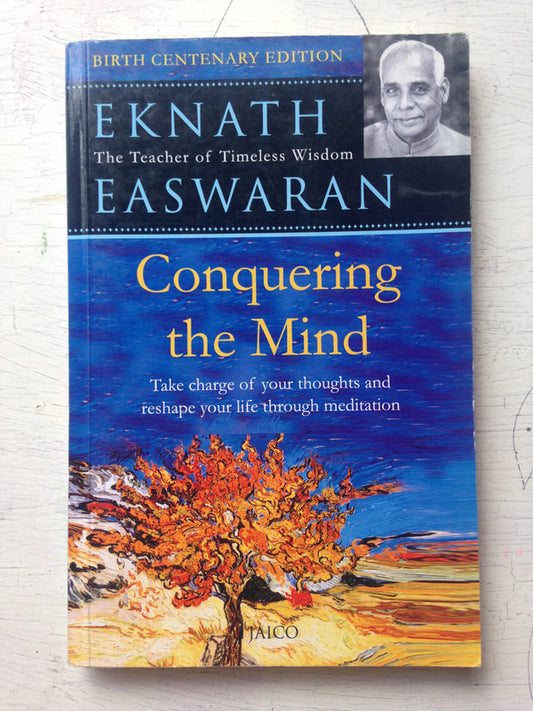 Libro usado en venta: Conquering the mind de Eknath Easwaran; editorial Jaico impreso en 2016 realizamos envios a todo el mundo.1