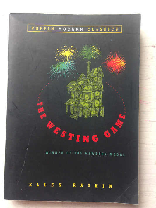 Libro usado en venta: The westing game de Ellen Raskin; editorial Penguin Books impreso en 2004 realizamos envios a todo el mundo.1