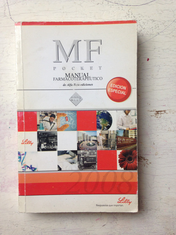 Libro usado en venta: Manual farmacoterapeutico (Pocket) de MF; editorial Alfa Beta impreso en 2008 realizamos envios a todo el mundo.1
