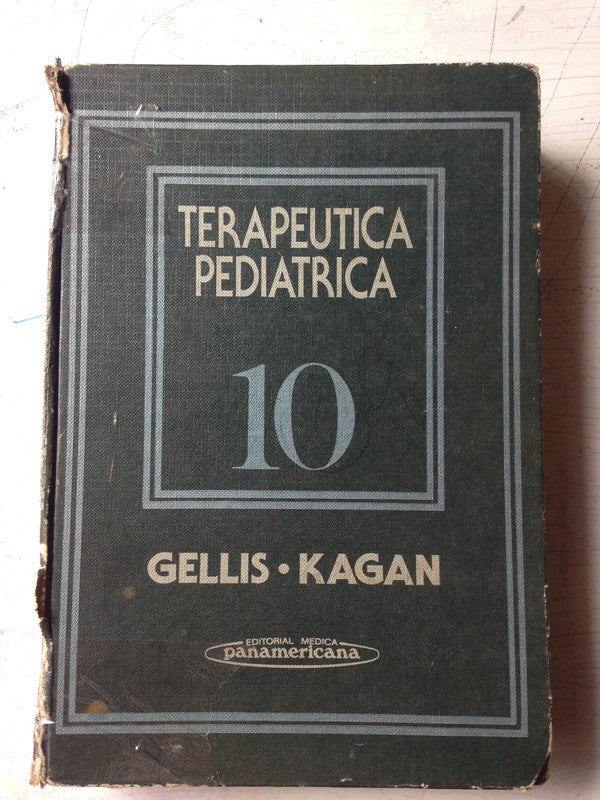 Libro usado en venta: Terapeutica pediatrica de Gellis - Kagan; editorial Panamericana impreso en 1983 realizamos envios a todo el mundo.1