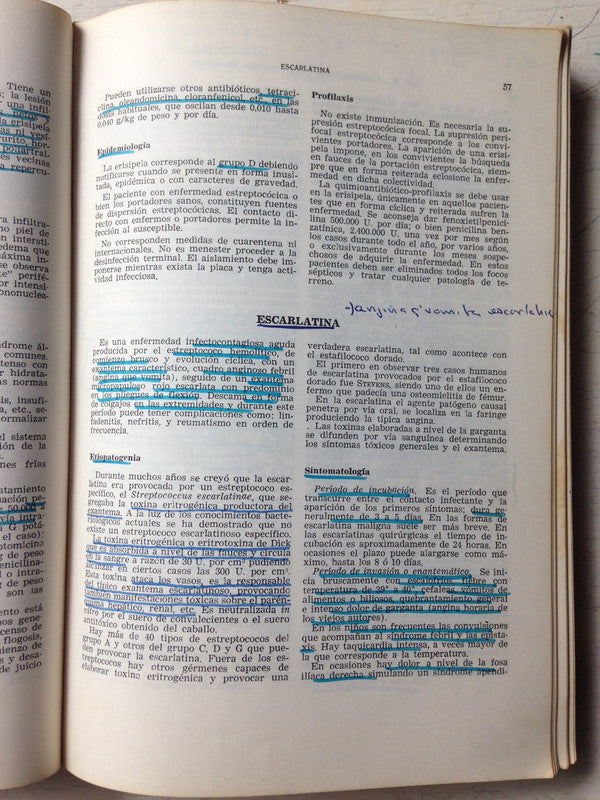 Libro usado en venta: Manual de enfermedades infecciosas (SUBRAYADO) de Libonatti - Tchoulamjan; editorial Lopez Libreros impreso en 1981.3
