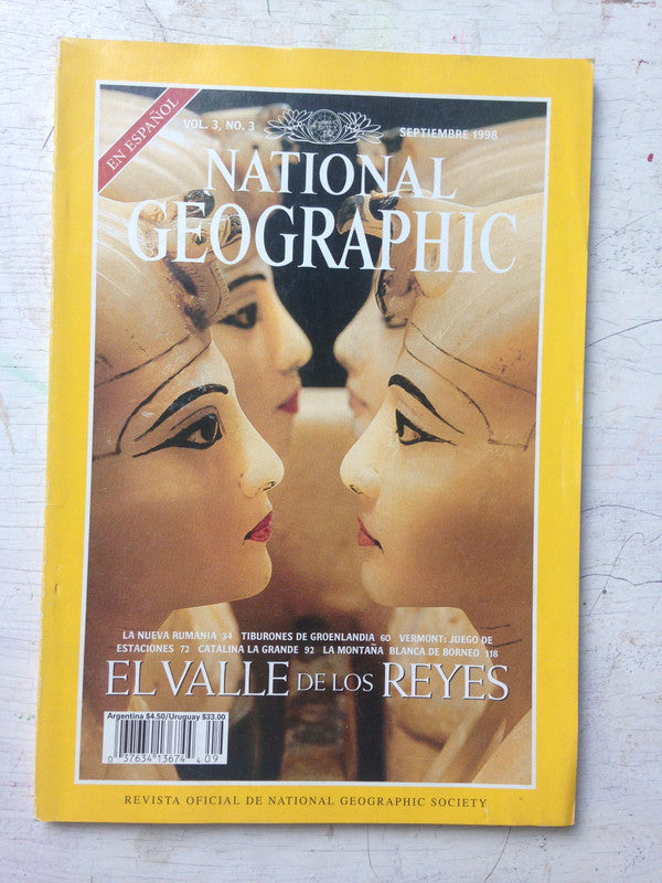 Libro usado en venta: El valle de los reyes - Vol 3 n? 3 de National geographic; editorial National geographic impreso en 1998 envios a todo el mundo.1